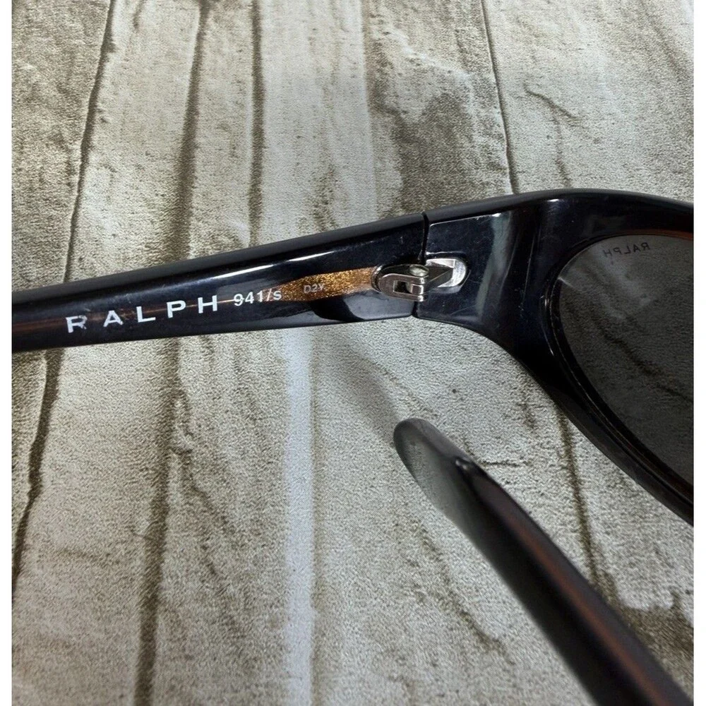 Y2K Ralph Lauren Unisex Polarized Sunglasses  941/S Oval Black